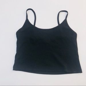 RIBBED CROP TOP